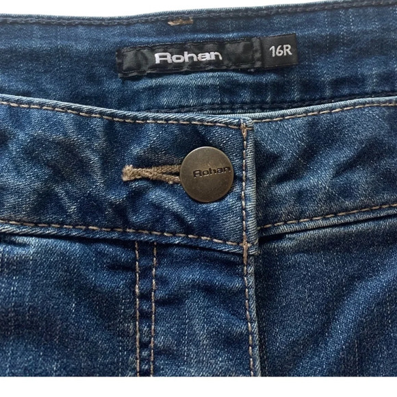 Rohan Women’s Straight Leg Blue Jeans Sun Protective Clothing UPF 40+ Size 16R - Picture 7 of 14